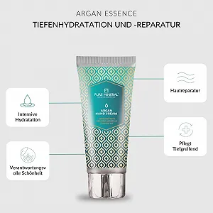 Крем для рук Pure Mineral Питательный с аргановым маслом для интенсивного восстановления сухой кожи, с минералами Мертвого моря 50 мл synthetic.ua - Фото 1