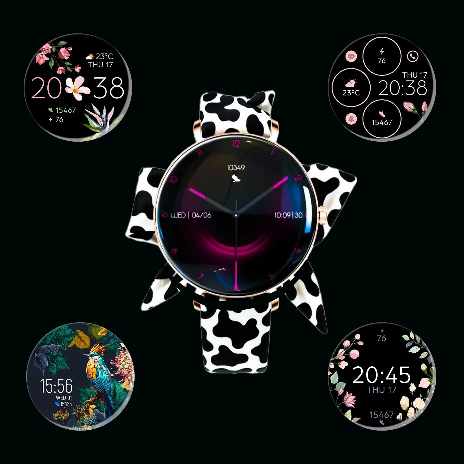 Смартгодинник Жіночий FOREVER Lucca Золотий, фото №6