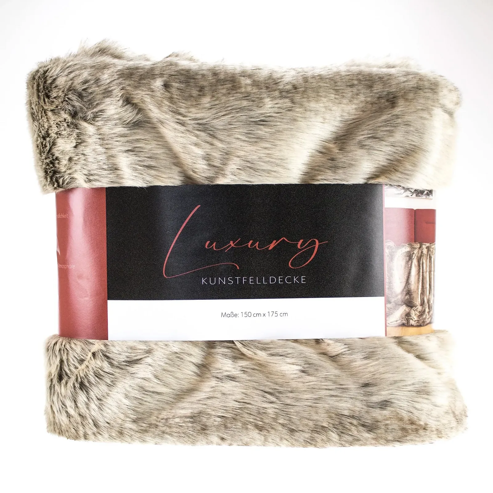 Покривало generisch М'яка штучне хутро / Сіра 150 см x 175 см М'яка штучна зовнішня частина і дуже м'яка флісова тканина всередині, фото №2 Покривало generisch М'яка штучне хутро / Сіра 150 см x 175 см М'яка штучна зовнішня частина і дуже м'яка флісова тканина всередині, фото №2