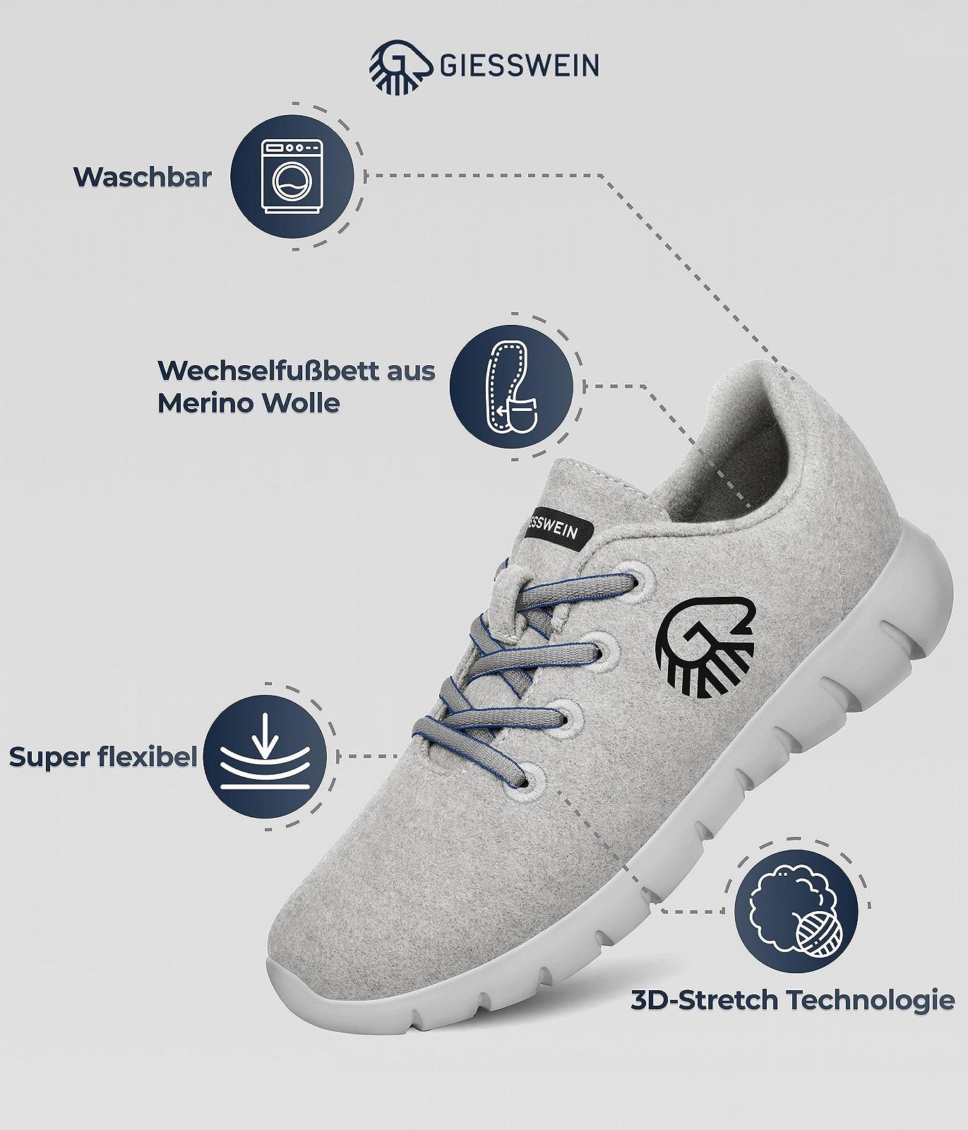Кросівки Giesswein Merino Runners, фото №3