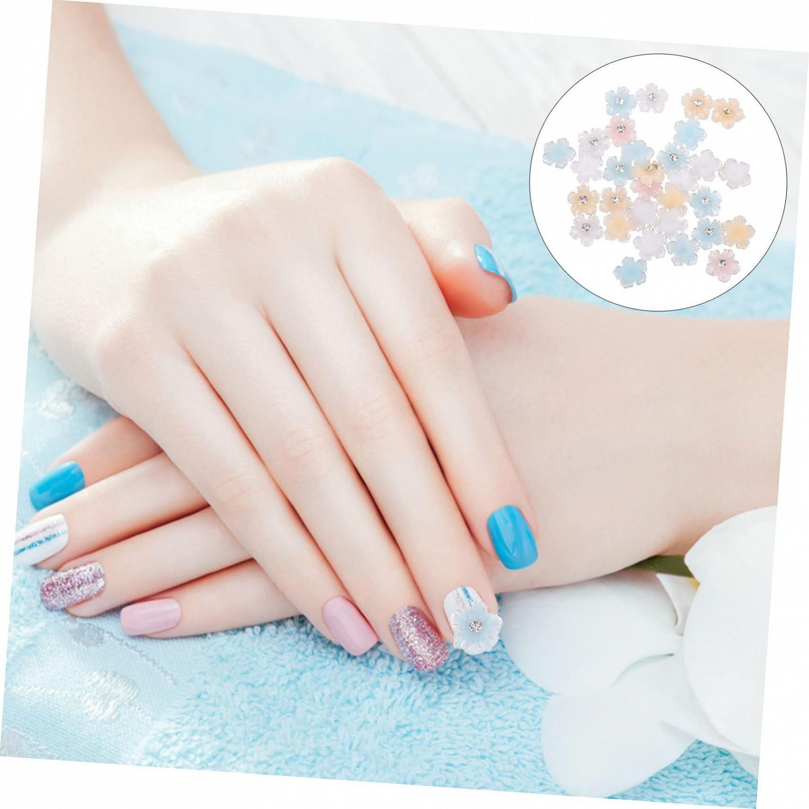 Украшения для ногтей Цветы 3D Стразы для ногтей Аксессуары для ногтей, 2 шт., фото №3