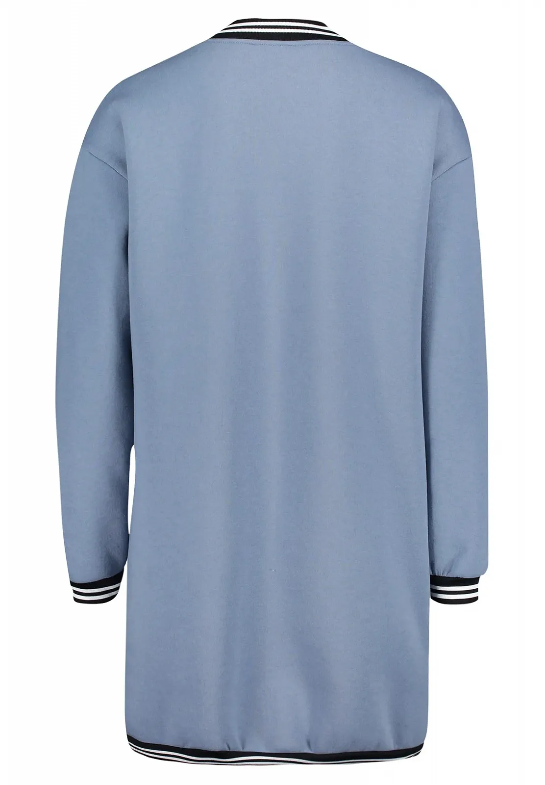 Жіноче пальто Amber & June з смугастими манжетами, фото №2