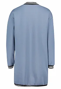 Жіноче пальто Amber & June з смугастими манжетами synthetic.ua - Фото 1