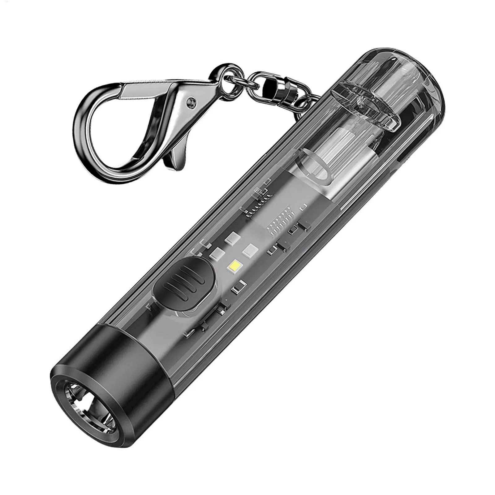 Брелок-фонарик, Несколько режимов освещения, Перезаряжаемый карманный фонарик, Тонкий портативный брелок-фонарик, Ручной фонарик для кемпинга, Брелок-фонарик для походов, Велосипедный брелок-фонарик, фото №1