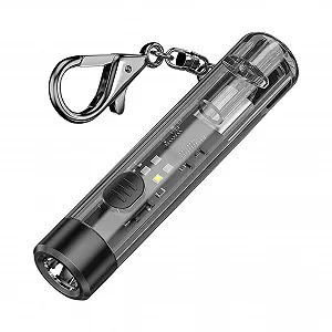 Ліхтарик-брелок, Кілька режимів освітлення, Перезаряджуваний кишеньковий - Фото 1
