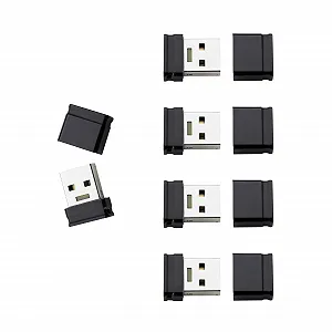 USB-накопичувач Intenso Micro Line 64 ГБ Набір 5 шт Black - Фото 1