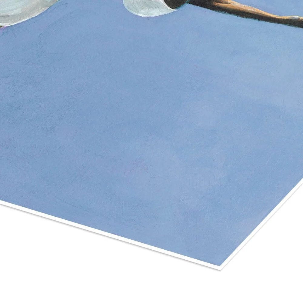 Постер Sarah Morrissette Tower Jumping 50 x 70 см синий, фото №3