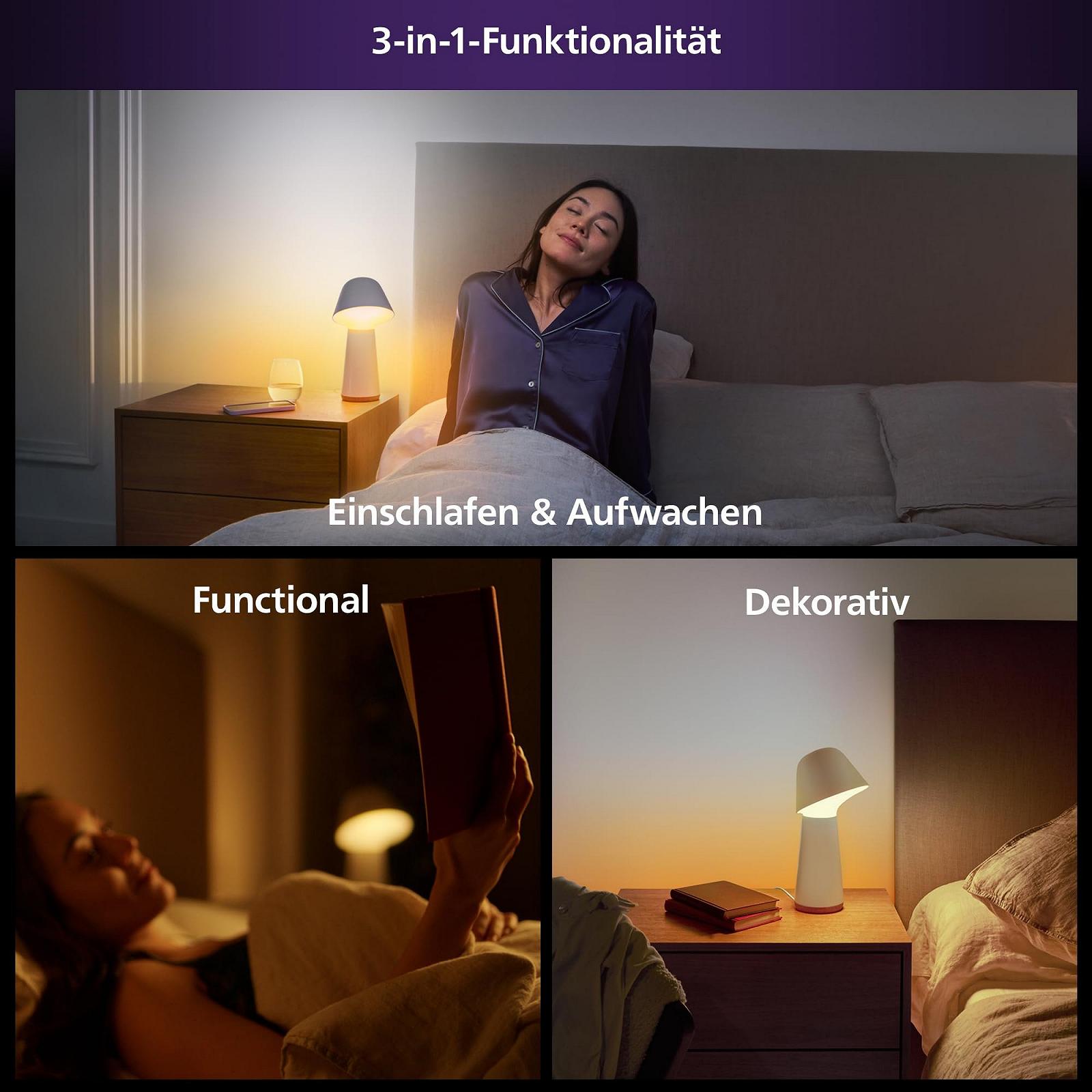 Настільна лампа Philips Hue Twilight Smart White and Coloured Light Bluetooth Білий, фото №6