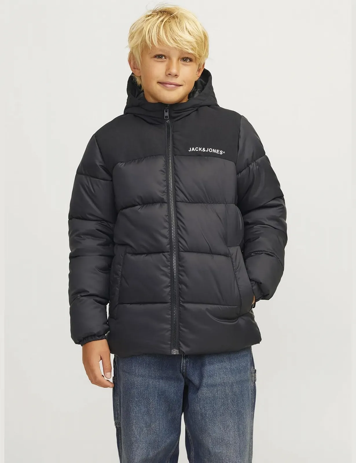 Куртка Пуховик з Капюшоном JACK&JONES JUNIOR Jungen Jjmoon Hood Puffer Mni, фото №4