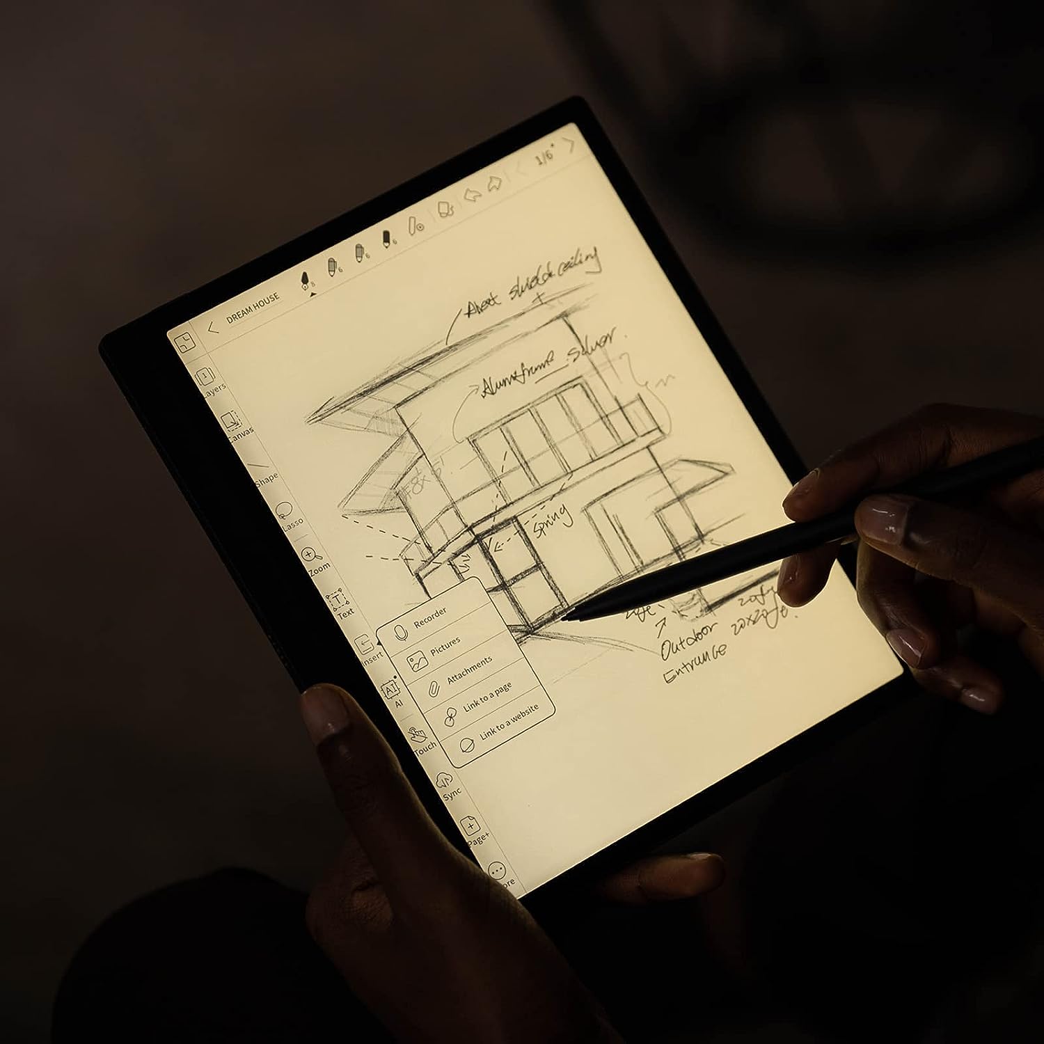 Электронная книга 10.3" Onyx Boox Tab Ultra 4/128 ГБ / Android 10 / Wi-Fi / Bluetooth / сенсорный E-Ink Carta экран (1404 × 1872) / Настраиваемая яркость / Динамики / Черный, фото №6 Электронная книга 10.3" Onyx Boox Tab Ultra 4/128 ГБ / Android 10 / Wi-Fi / Bluetooth / сенсорный E-Ink Carta экран (1404 × 1872) / Настраиваемая яркость / Динамики / Черный, фото №6