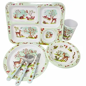 Набор посуды Лесные Друзья, 5 предметов - Фото 1