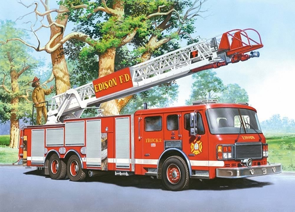Пазл Castorland Classic Fire Engine 60 деталей, фото №3