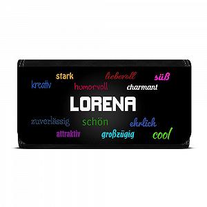 Кошелек Lorena с именем – Design Positive Features – Персонализированный кошелек для мужчин и женщин synthetic.ua - Фото 1