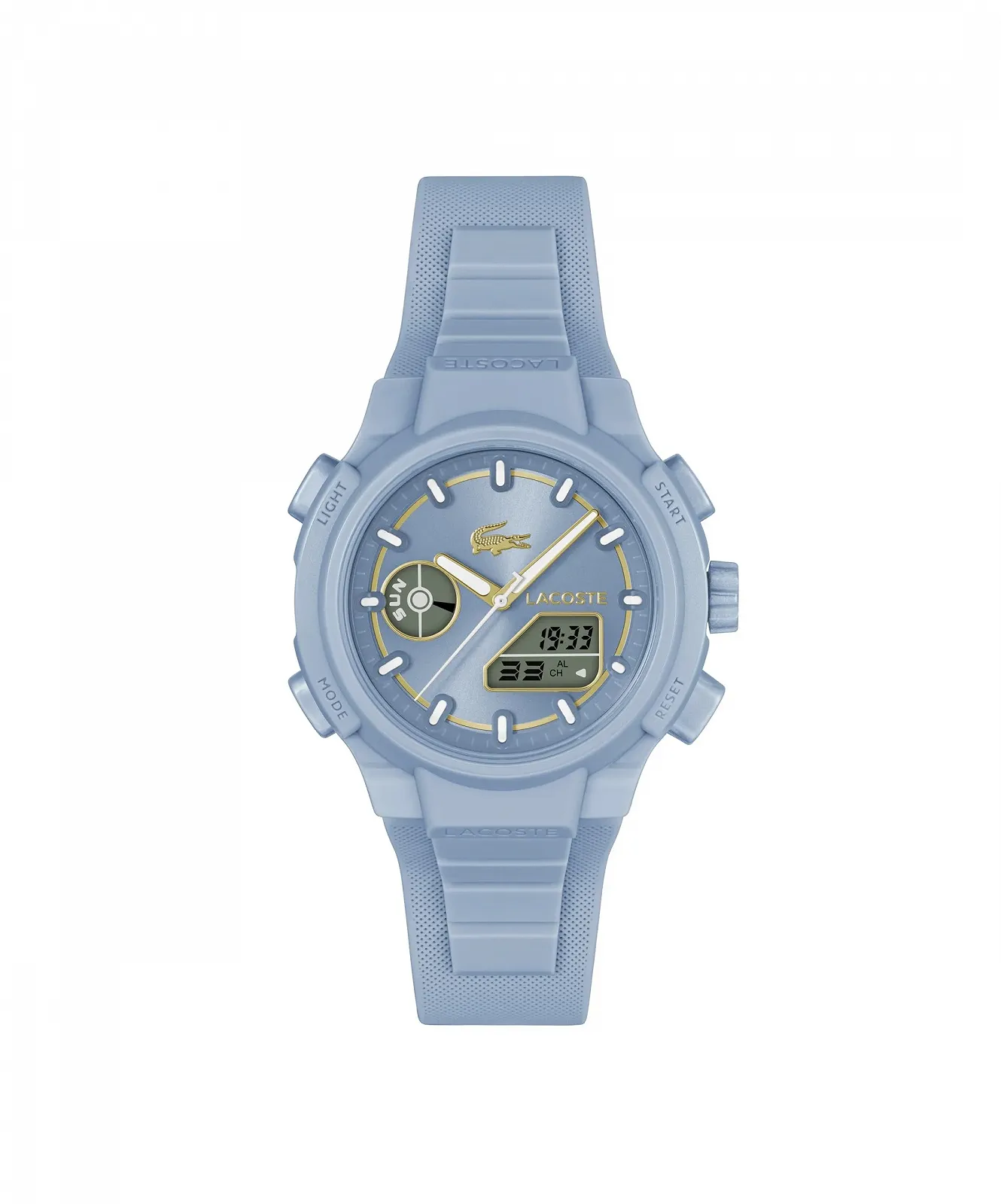 Чоловічий Аналоговий Цифровий Годинник Lacoste LC33 Колекція з Силіконовим Ремінцем, фото №1