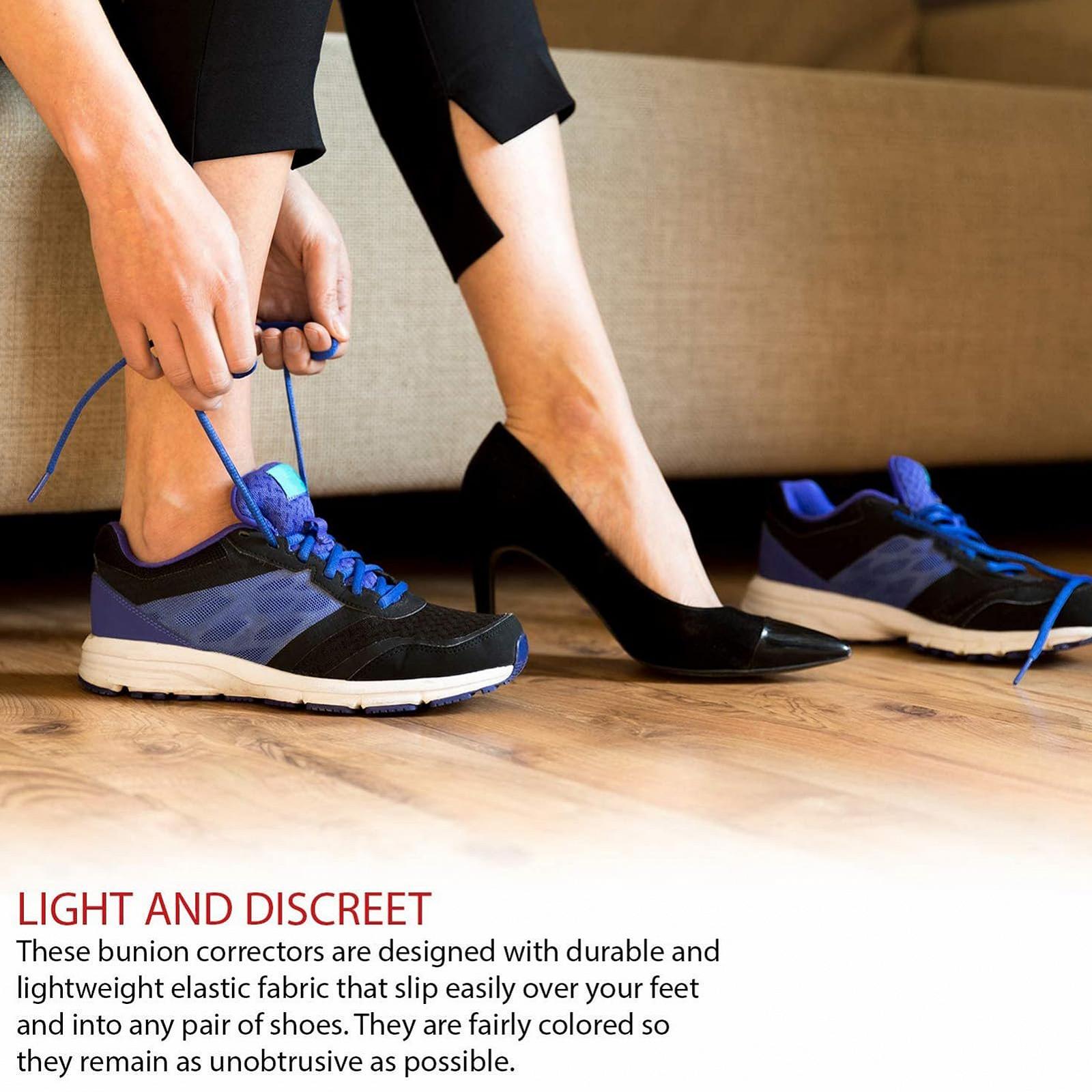 Випрямлячі для великих пальців Tbest, нейлон, дихаючі, м'які, нековзні, корекція вальгусної деформації, фото №4 Випрямлячі для великих пальців Tbest, нейлон, дихаючі, м'які, нековзні, корекція вальгусної деформації, фото №4