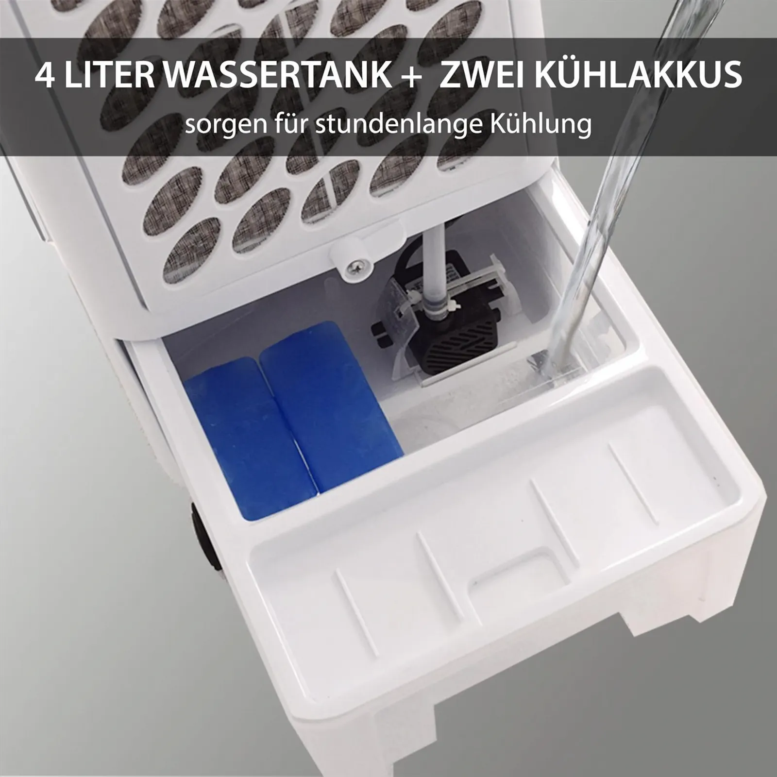 Мобільний кондиціонер Syntrox Stormy Випарний охолоджувач з пультом та таймером 4-в-1, фото №8