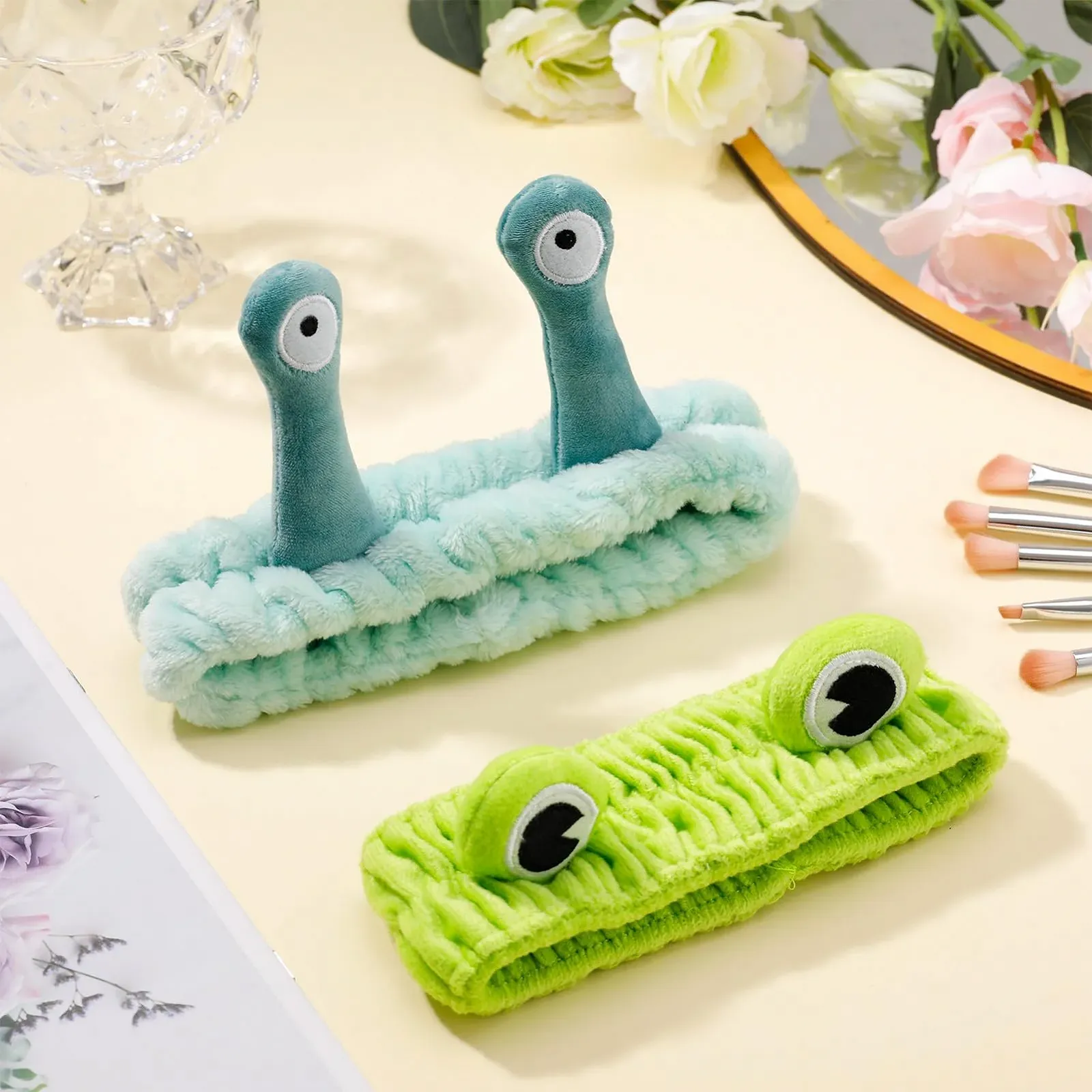 Набір пов'язок на голову для вмивання обличчя, фото №6 Набір пов'язок на голову для вмивання обличчя, фото №6