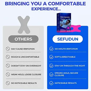 Смужки для рота еластичні Economical Pickstar для сну проти хропіння, 50 шт. - Фото 1