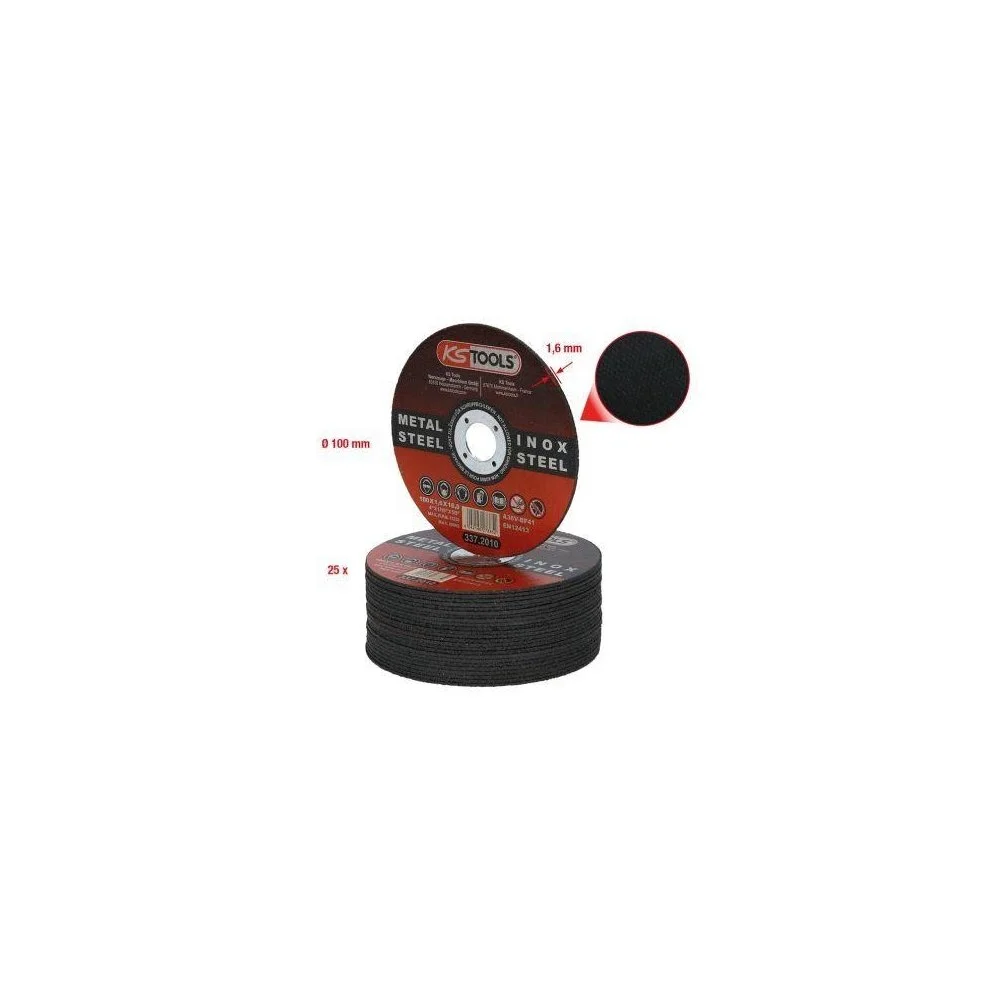 Отрезной диск для угловой шлифовальной машины KS TOOLS 337.2010, фото №2 Отрезной диск для угловой шлифовальной машины KS TOOLS 337.2010, фото №2