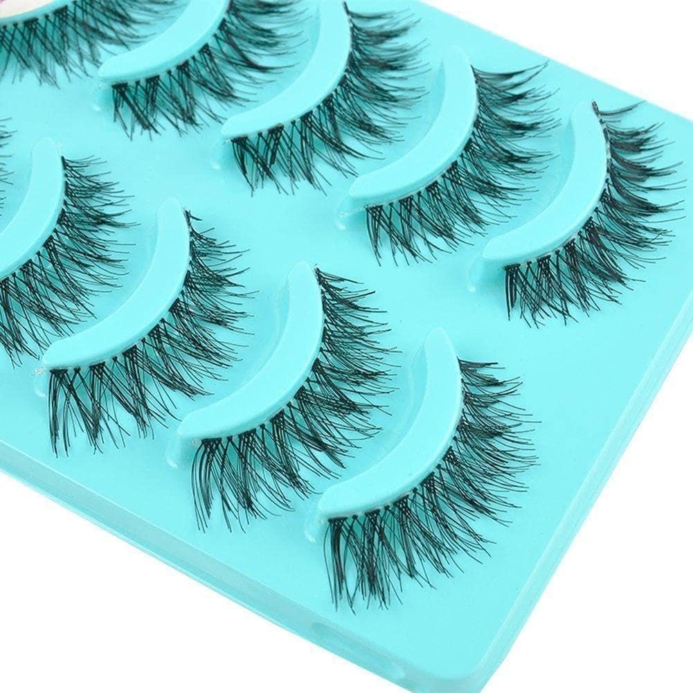 Накладные ресницы Manga Lashes M7S1, 5 пар, черные, фото №7