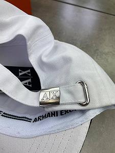 Белая кепка Armani с вышитым лого AX gu459 synthetic.ua - Фото 1