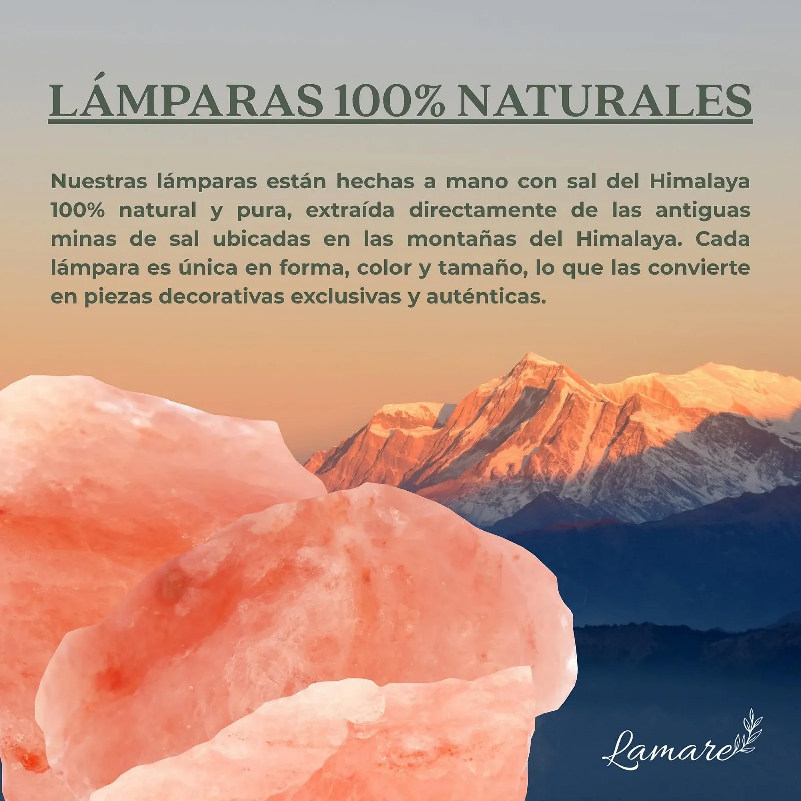 Соляна лампа Magic Salt Punjab Pakistan 2-3 кг, фото №5