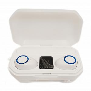 Наушники беспроводные TWS M12 с боксом для зарядки Bluetooth гарнитура White - Фото 1