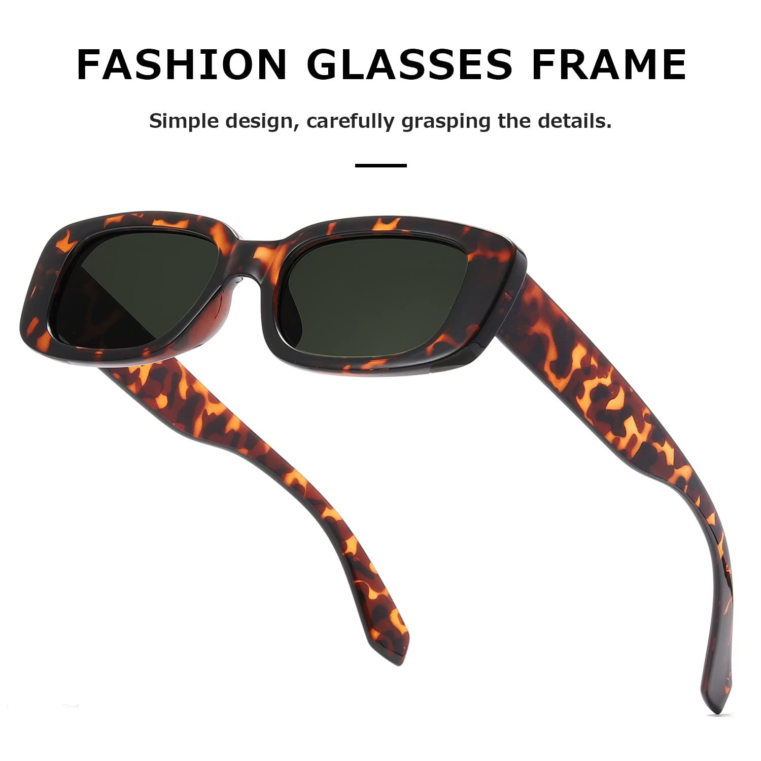 Солнцезащитные очки прямоугольные Kimorn K1200, фото №5