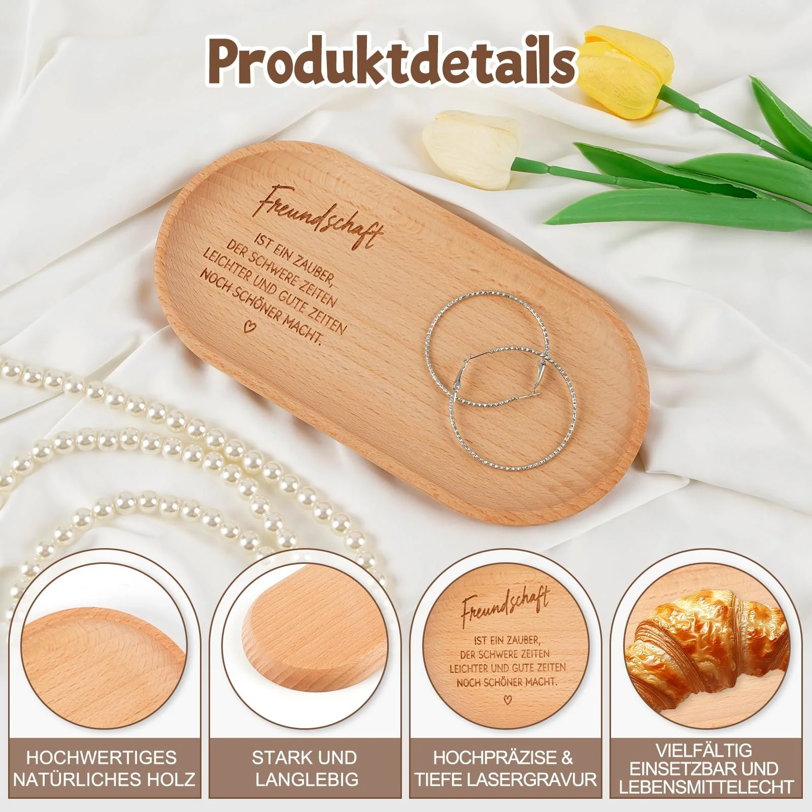 Таця Дерев'яна дошка з гравіюванням, Best Friend Gifts, фото №3