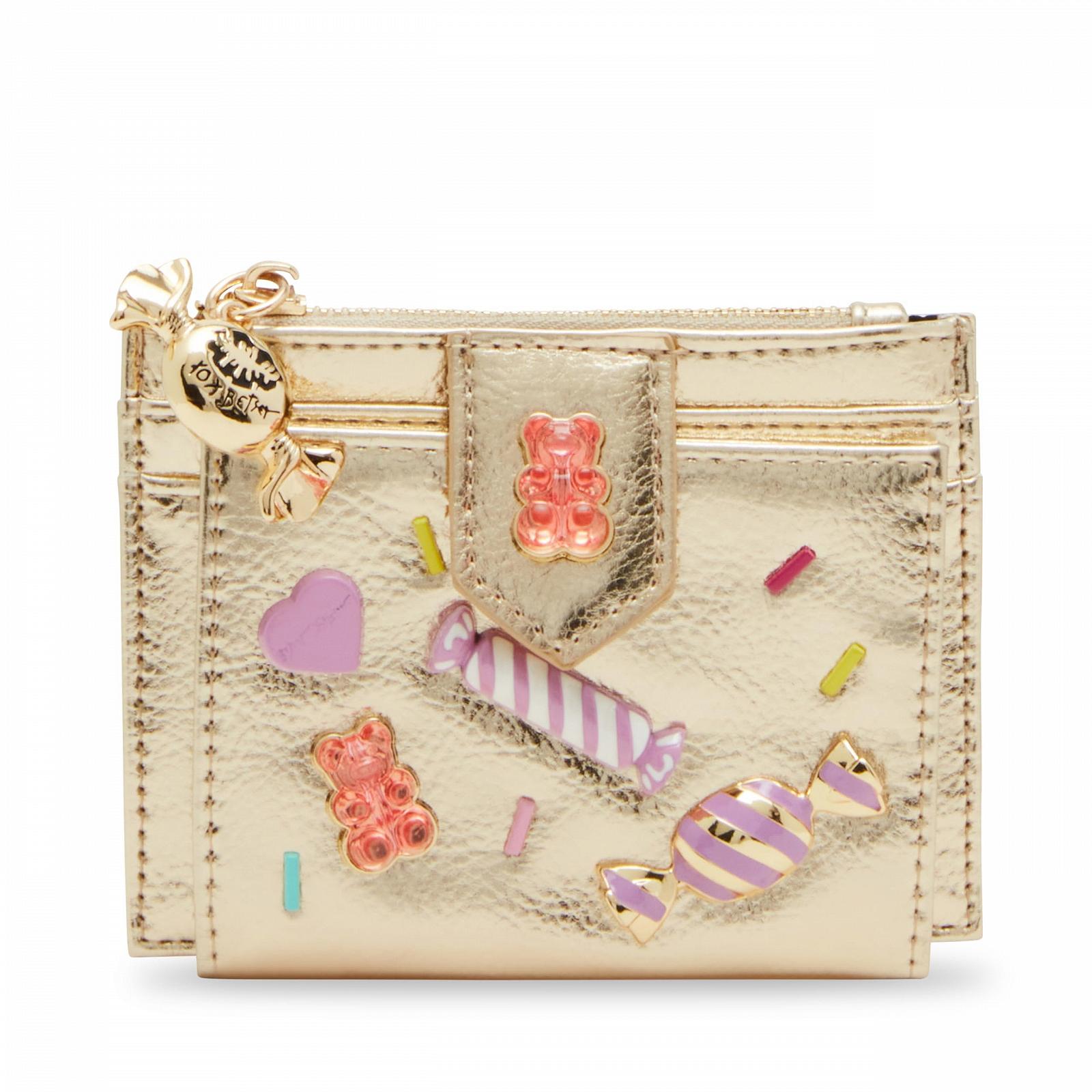 Кошелек-бифолд Betsey Johnson Candy Золотой One Size, фото №1