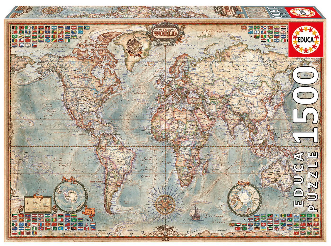 Пазл Educa 1500 деталей, фото №1