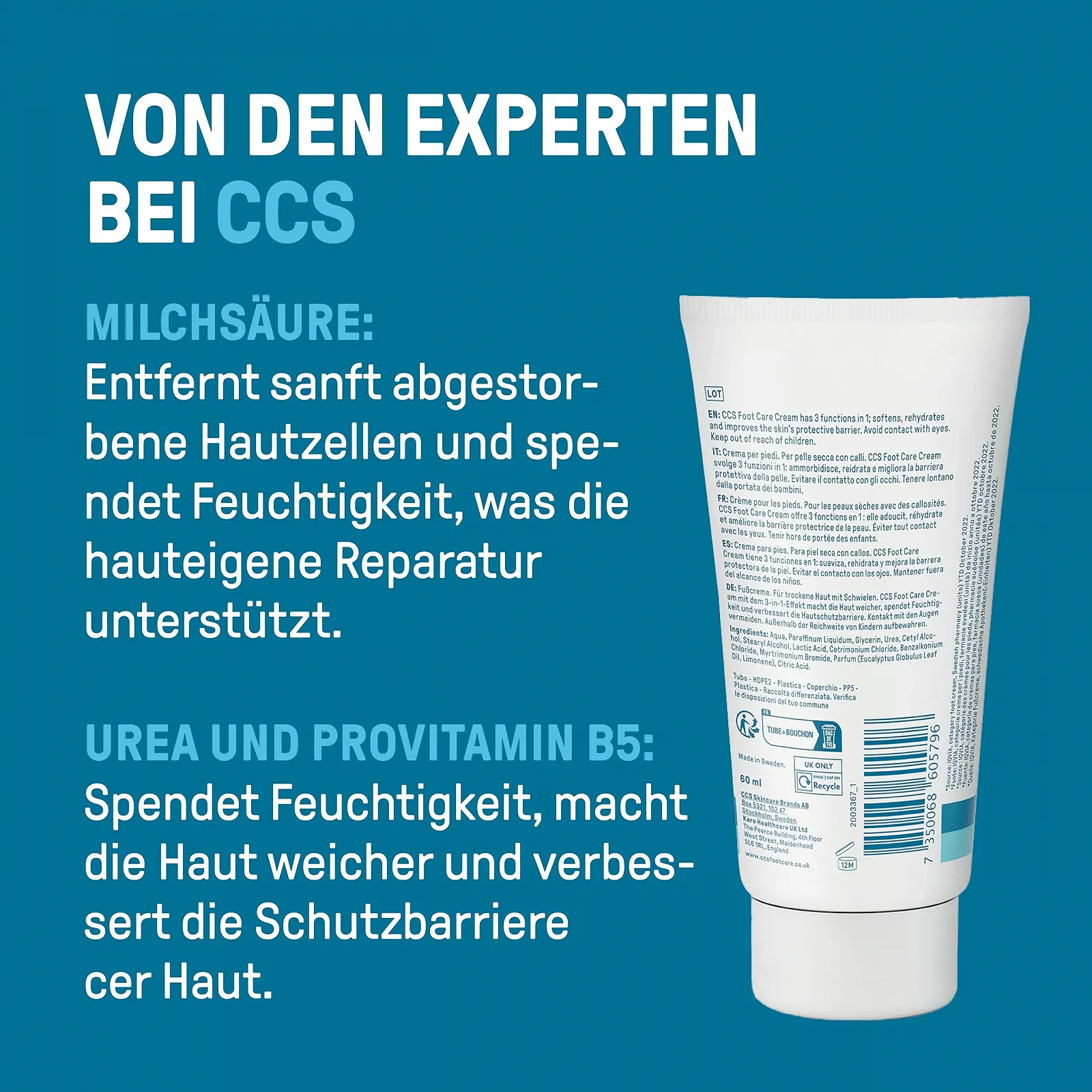 Крем для ног CCS Professional 60 мл, фото №3