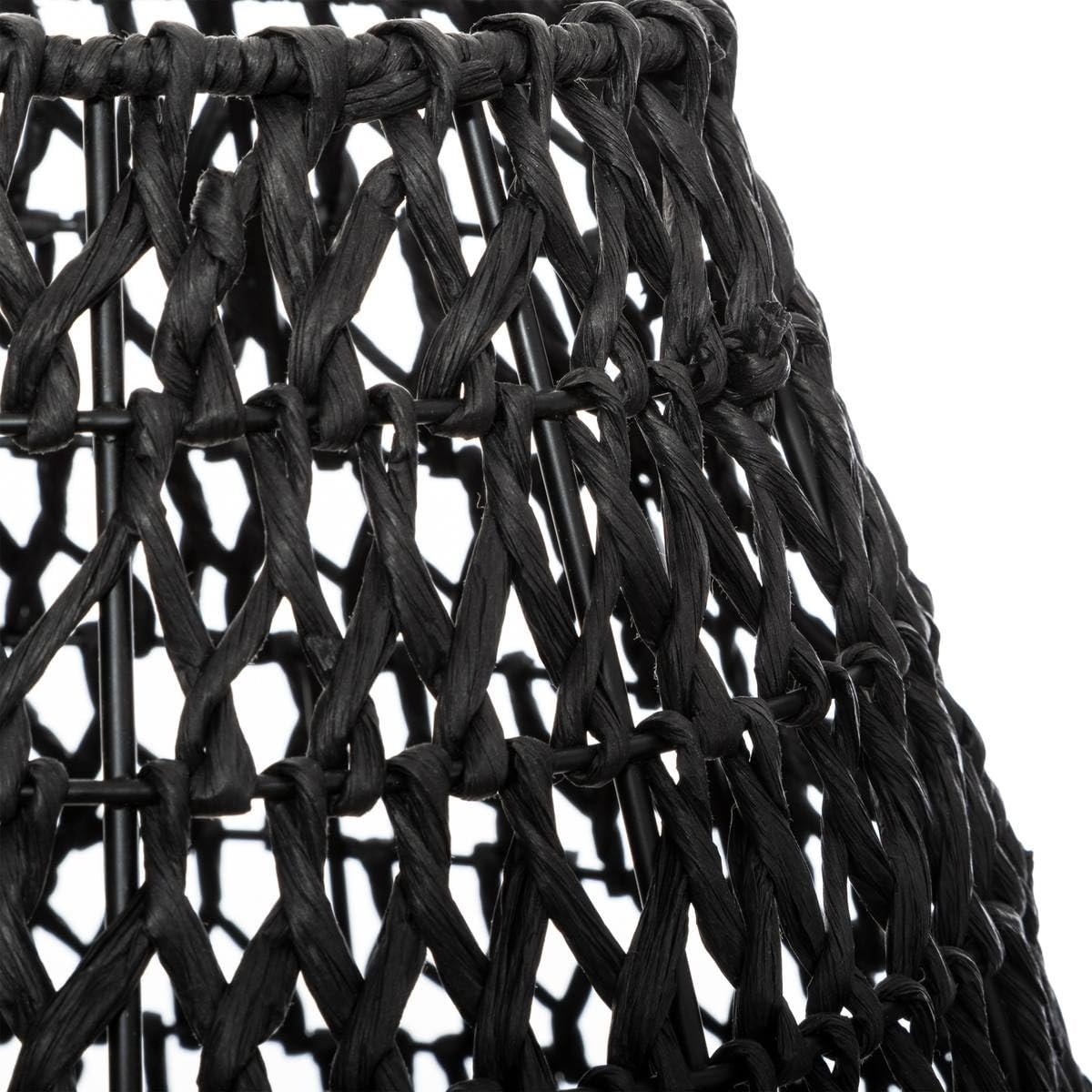 Настільна лампа Atmosphera Etel металева дерево чорна 55 см, фото №5