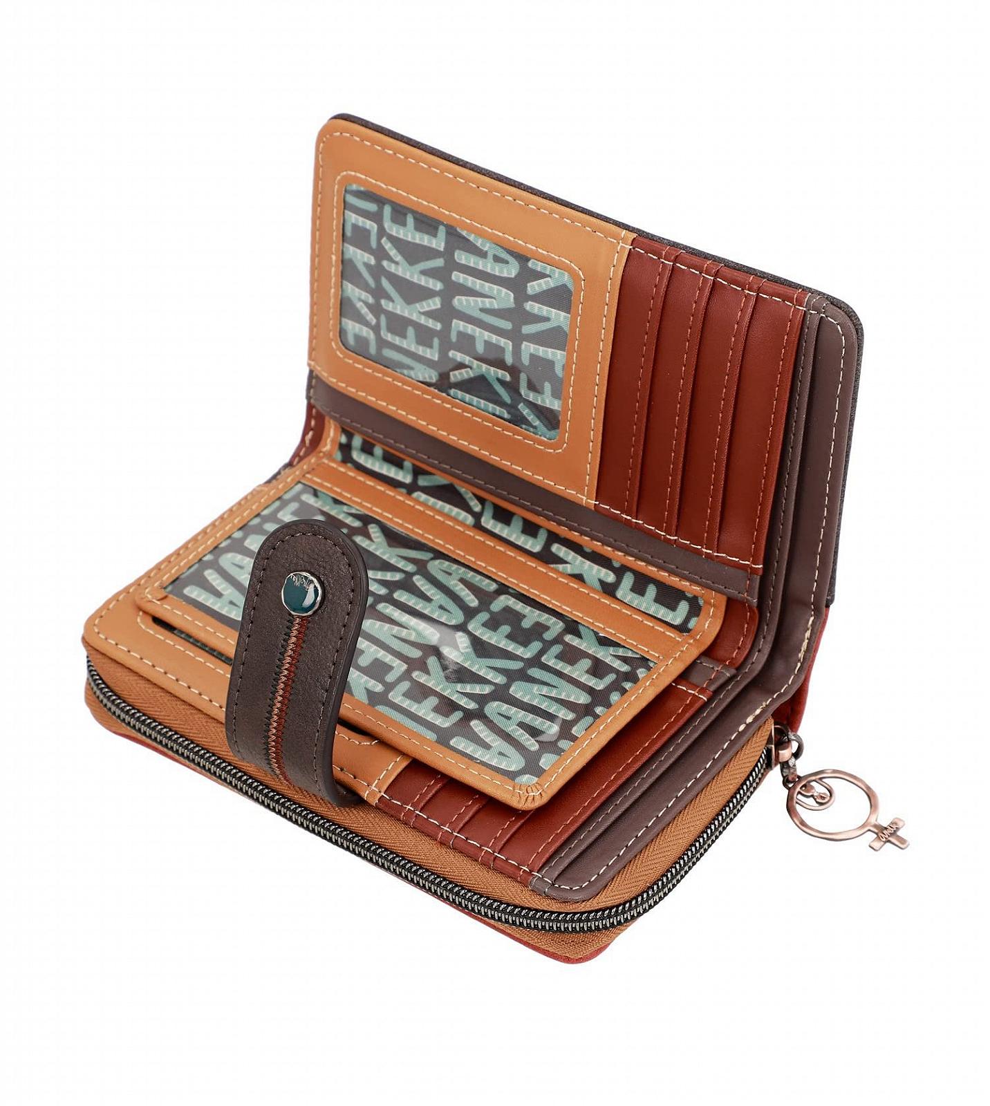 Кошелек Anekke Zip and Flap Combi (respect) Multi-Coloured, многоцветный, современный, фото №6