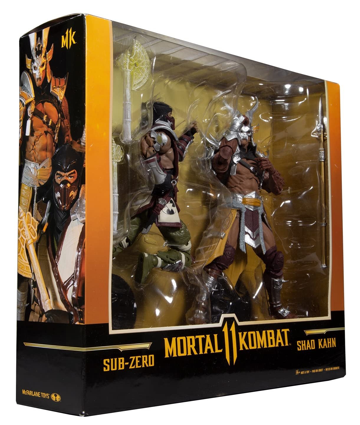 Фігурки Тип Mortal Kombat Sub-Zero & Shao Khan 18 см, фото №12