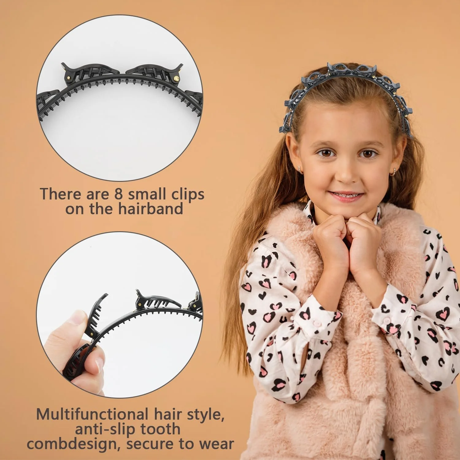 Обруч Amexo з затискачами, фото №4 Обруч Amexo з затискачами, фото №4