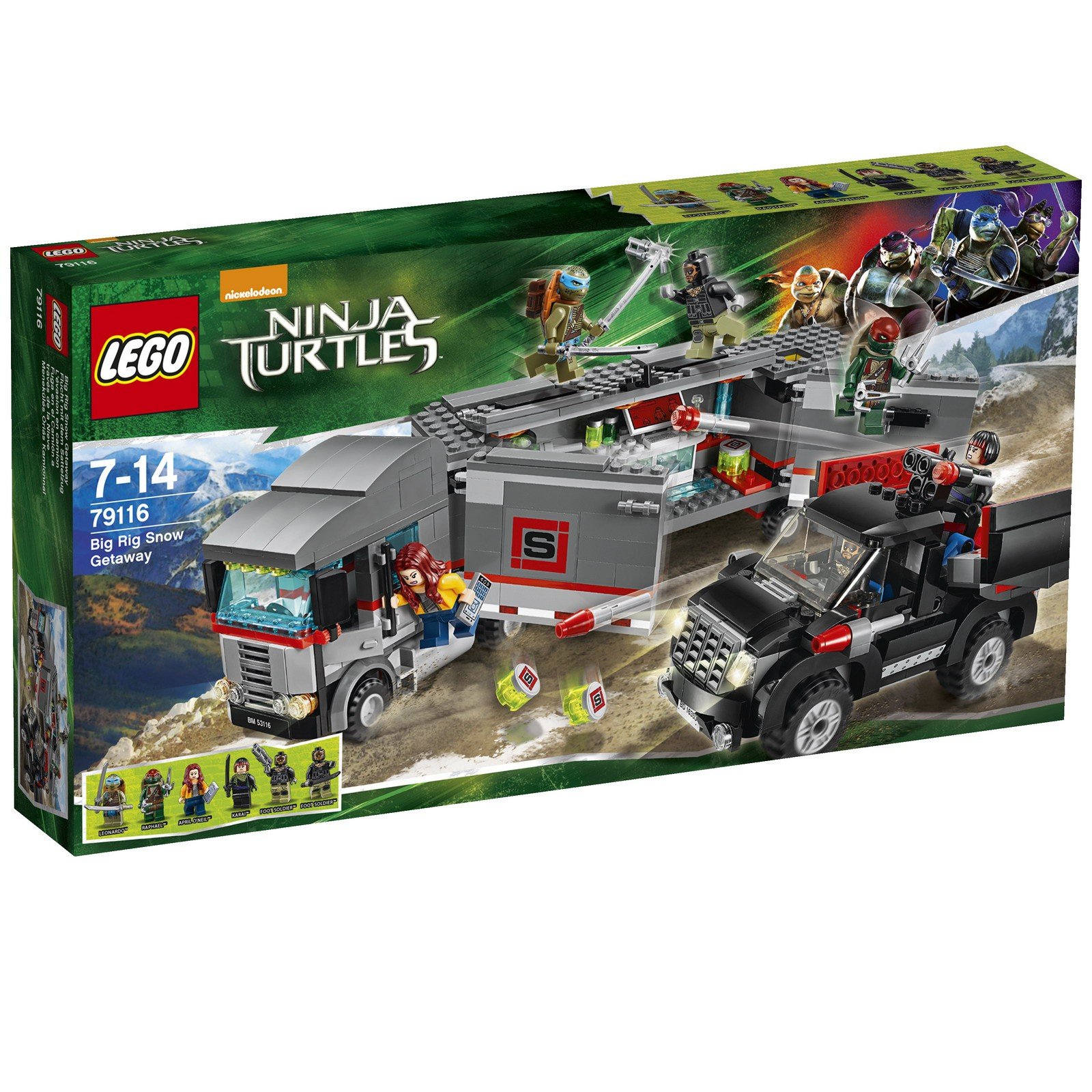 Конструктор LEGO Teenage Mutant Ninja Turtles 79116 Big Rig Snow Getaway, фото №2