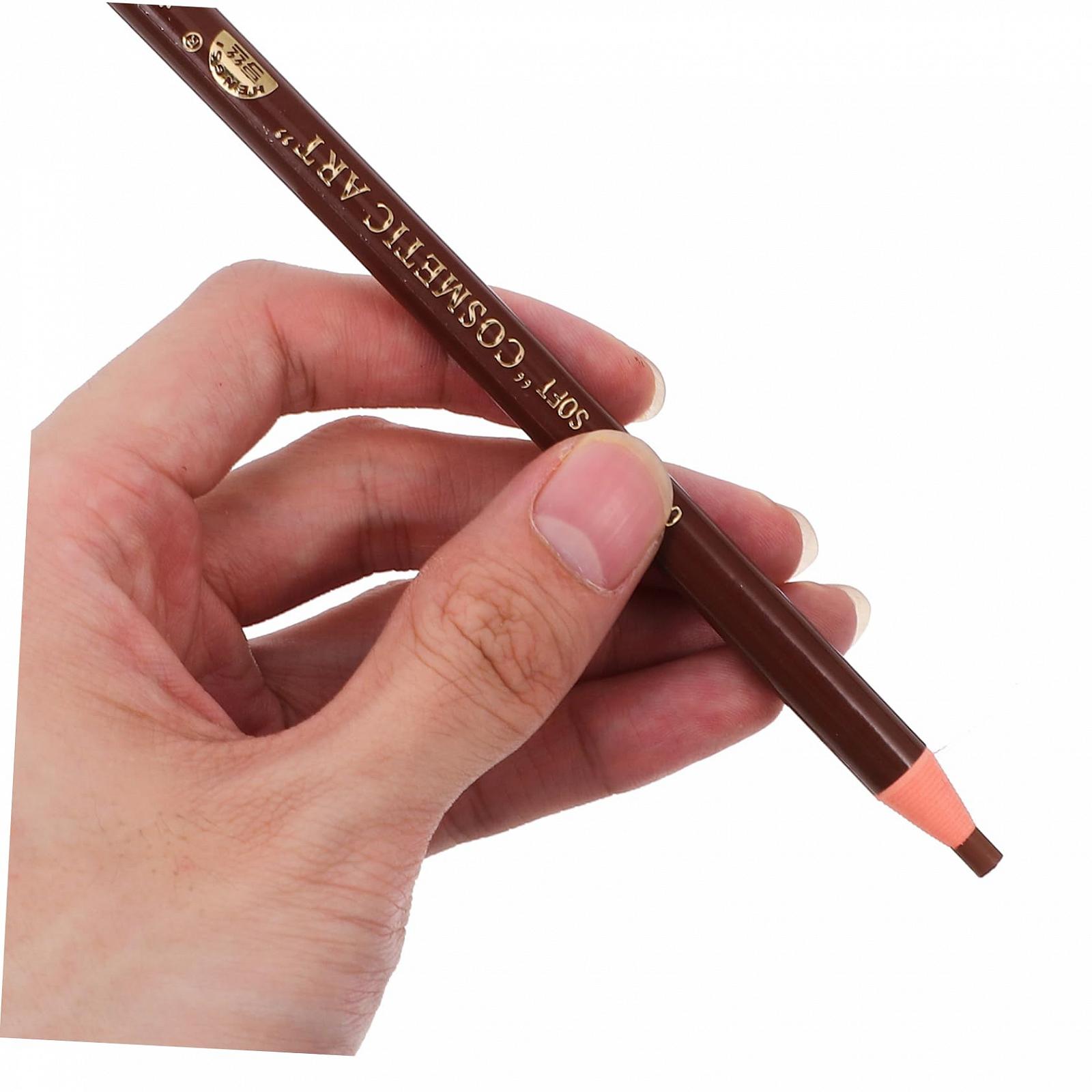 Карандаш DRESSOOS Pull Dark Brown Tearable Eyebrow Pencil Waterproof, фото №3