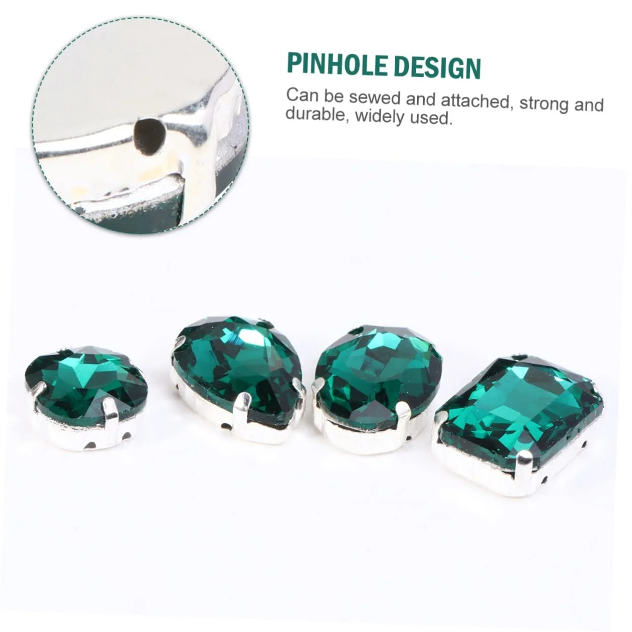 Стрази Різні Форми NUOBESTY 50 шт. Різнокольорові, фото №9