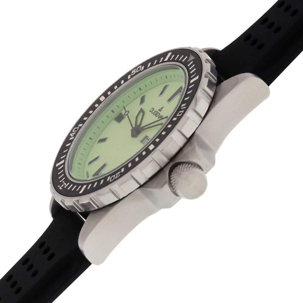 Мужские часы Dugena Divers Friend Кварцевые Нержавеющая сталь Минеральное стекло Силиконовый ремешок Пряжка 20 Бар, фото №4