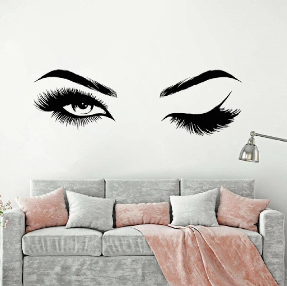 Наклейка на стіну Eye Eyelashes Sexy Wink Girl 19 x 57 см, фото №1 Наклейка на стіну Eye Eyelashes Sexy Wink Girl 19 x 57 см, фото №1