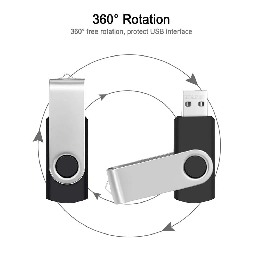 Набір USB-флеш-накопичувачів FEBNISCTE Foldable 2 GB USB 2.0 10 штук Black, фото №2 Набір USB-флеш-накопичувачів FEBNISCTE Foldable 2 GB USB 2.0 10 штук Black, фото №2