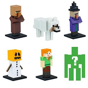 Фигурки Bandai Minecraft, набор из 6 коллекционных фигурок, коробка из 6 маленьких фигурок, включая 1 секретную synthetic.ua - Фото 1