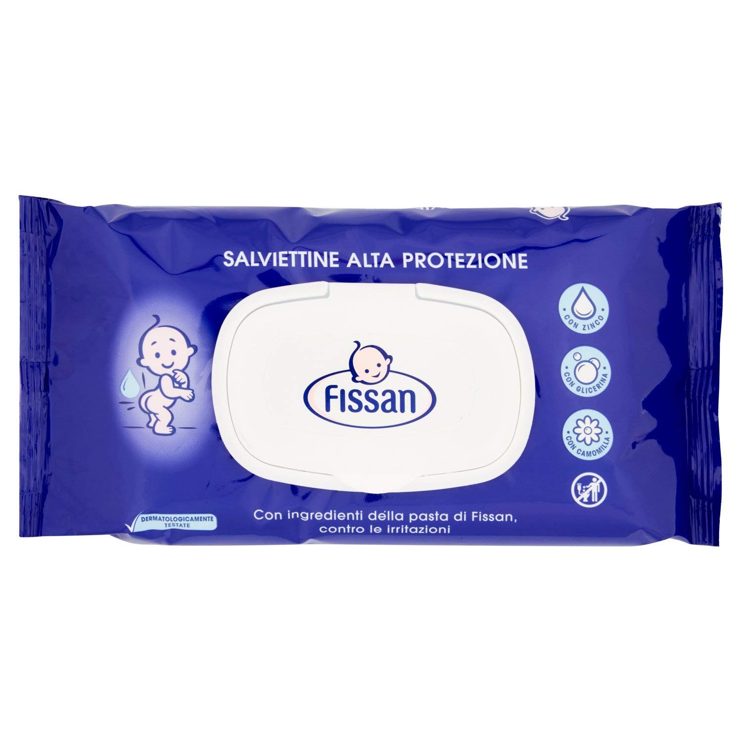 Салфетки Fissan для чувствительной кожи, 57 шт, 310 г, фото №1