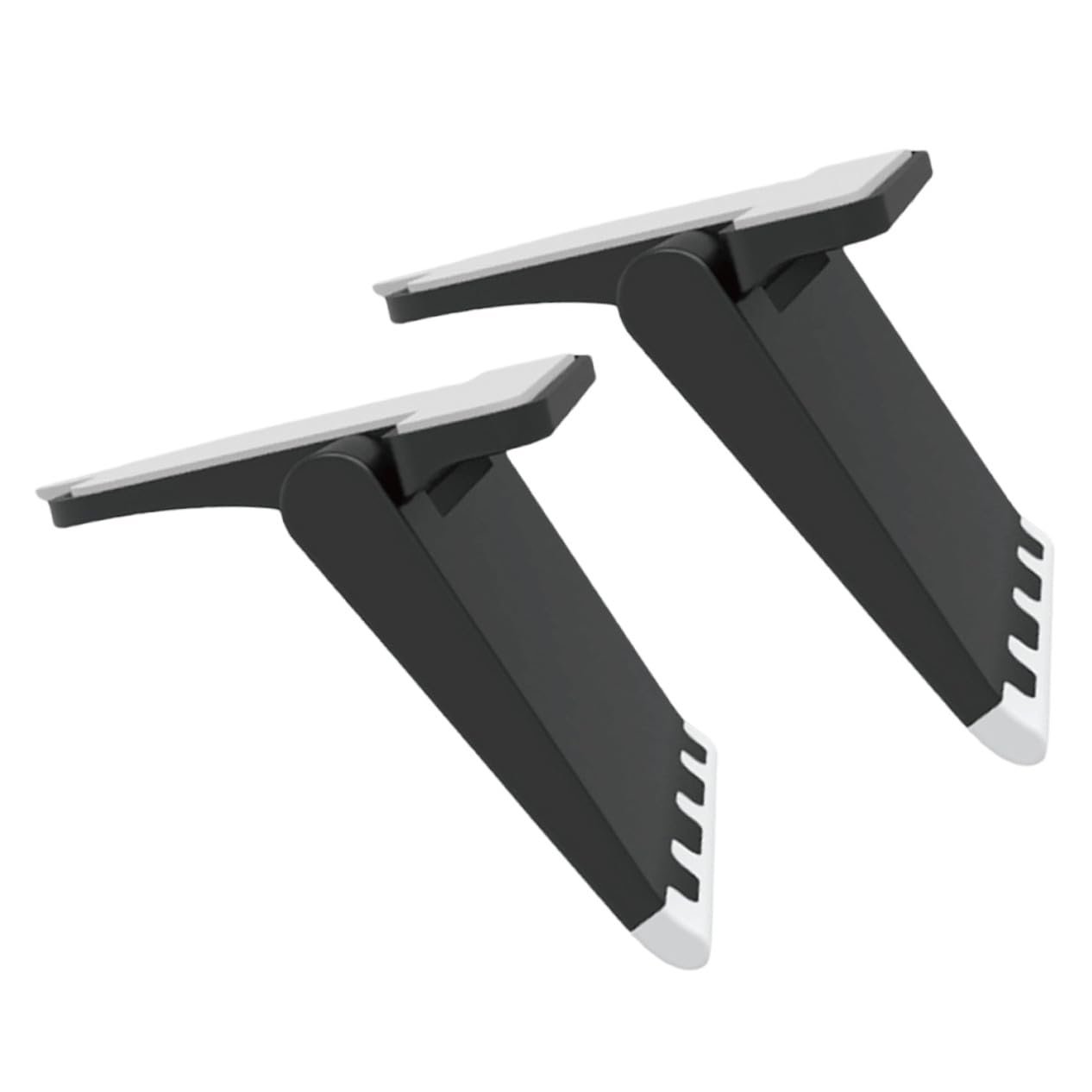 Подставка для ноутбука (2 шт.) Прочный материал Эргономичная Приподнятая Подставка для ноутбука для лучшей осанки Компактный Черный, фото №1