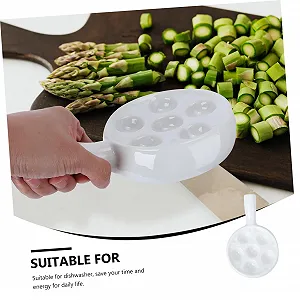 Форма для равликів GALPADA керамічна 6 лунок біла з ручками synthetic.ua - Фото 1