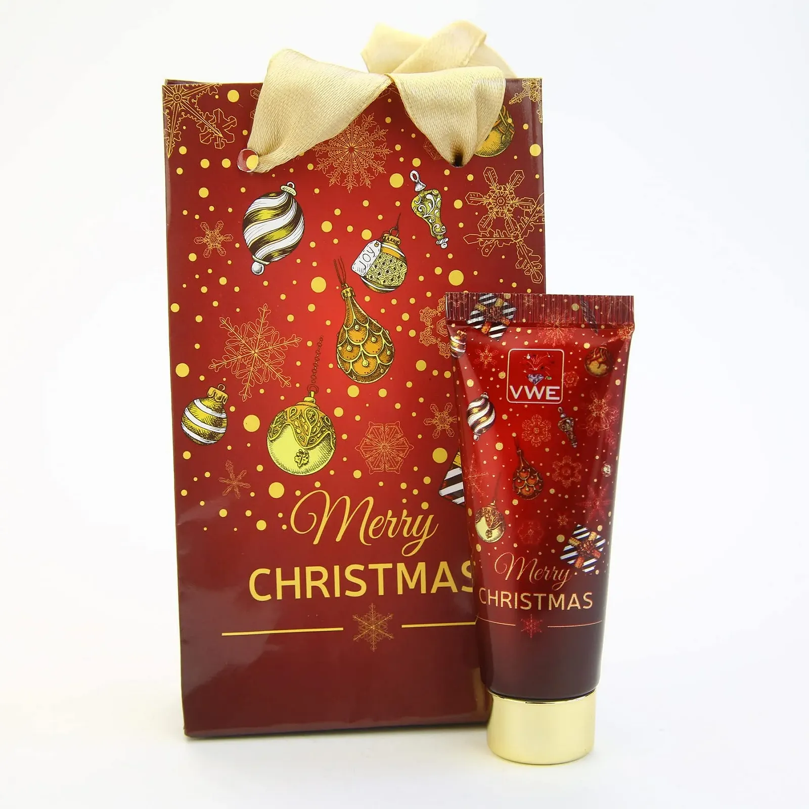 Лосьйон для рук Christmas Аромат та дизайн для Різдва 15 мл Набір з 10 шт Червоний/Золотий, фото №3 Лосьйон для рук Christmas Аромат та дизайн для Різдва 15 мл Набір з 10 шт Червоний/Золотий, фото №3