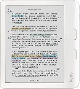 Електронна книга 7" Kobo Libra 2 / 32 ГБ / Linux / Wi-Fi / Bluetooth / Сенсорний E-Ink екран (1264 × 1680) / Налаштовувана яскравість / Вологозахищеність IPX8 / До 3 тижнів роботи від батареї / Біла synthetic.ua - Фото 1