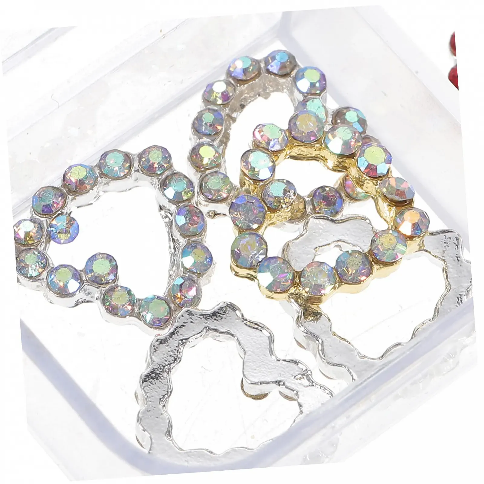 Украшения для ногтей Healeved, 120 шт, сердце, DIY, фото №7