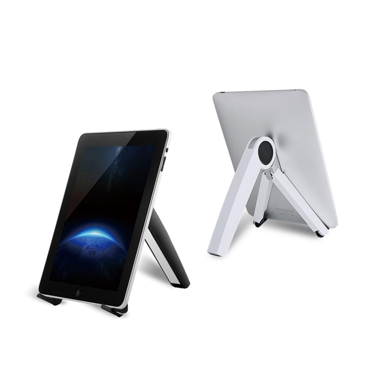 Підставка для ноутбука трикутна алюмінієва Yardenfun складана регульована стабільна для планшета охолоджуюча для офісу дому подорожей біла, фото №6